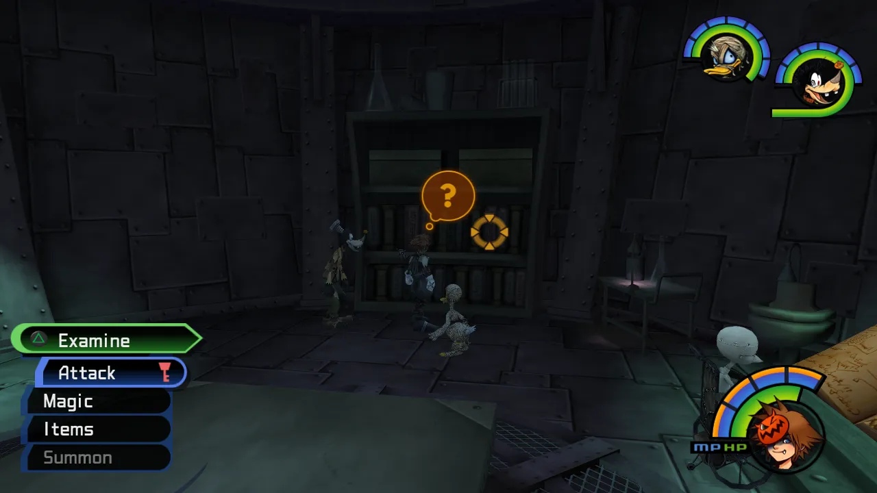 Halloween Town Lab Torn Page